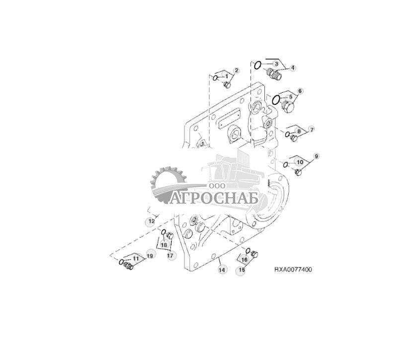 DIFFERENTIAL CASE COVER REAR PST 